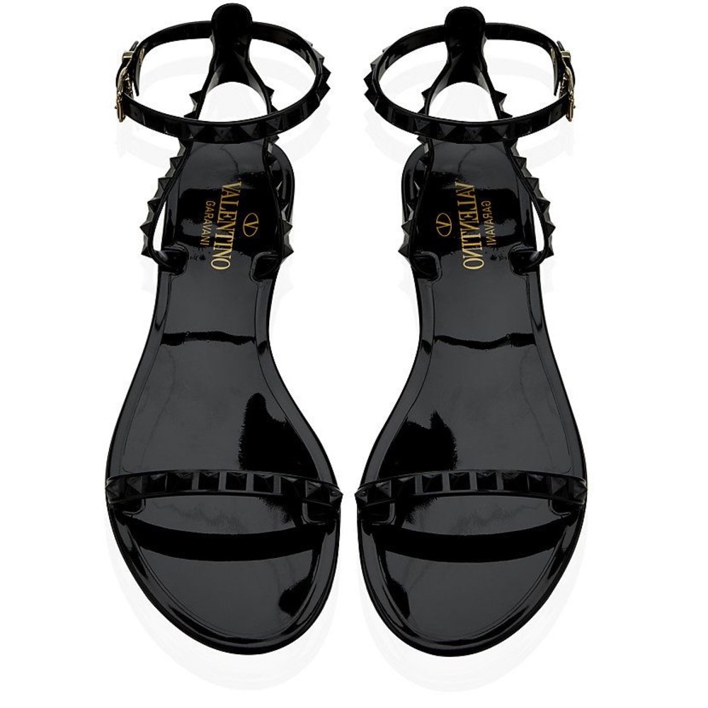 Like new Valentino studded rubber sandals, size 37, made in Italy